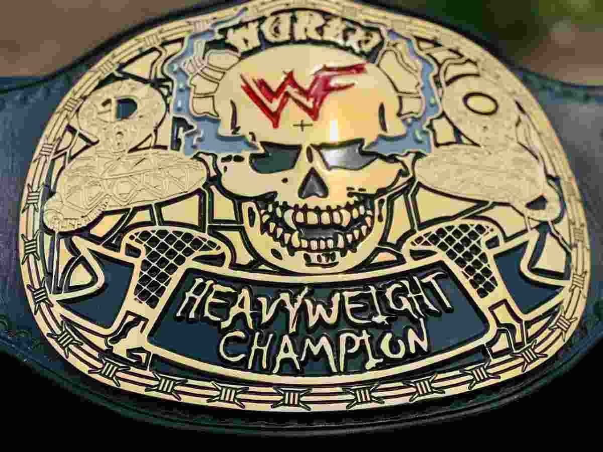 WWF "Smoking Skull" 4mm CNC 24K Gold Replica Championship Belt - Image 6