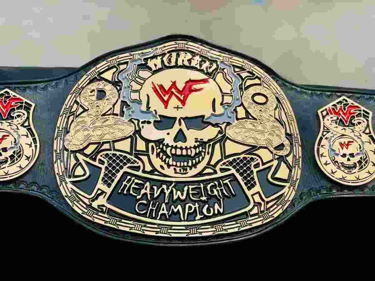 WWF "Smoking Skull" 4mm CNC 24K Gold Replica Championship Belt