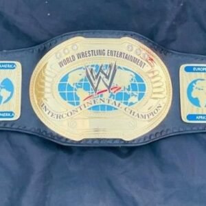 WWE Oval Intercontinental Championship Replica Belt (4mm zinc/ SD Quality)