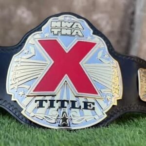 NWA TNA X-Division Championship Custom Replica Belt (4mm Thick Plates)
