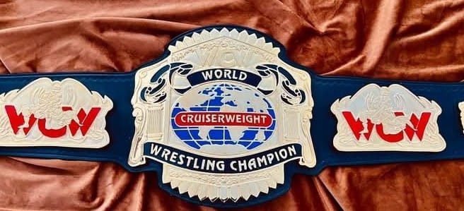 WCW Cruiserweight Championship Replica Belt (4mm SD Quality)