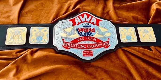 AWA World Tag Team 4mm SD Replica Championship Belt - Image 6