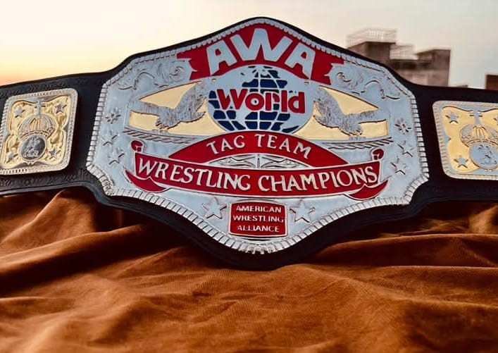 AWA World Tag Team 4mm SD Replica Championship Belt - Image 5