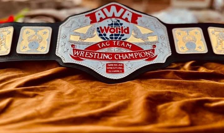 AWA World Tag Team 4mm SD Replica Championship Belt - Image 4