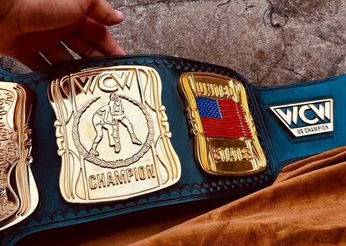 WCW United States Heavyweight Championship Replica Belt (4mm SD Quality) - Image 2