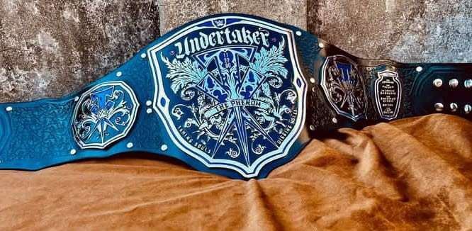 Undertaker Custom 4mm SD Quality Championship Replica Belt - Image 3