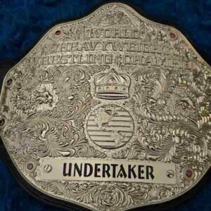 3D Big Gold Heavyweight Championship Replica Belt – Fully Customizable Handcrafted Wrestling Belt (Undertaker / Personalized Edition)
