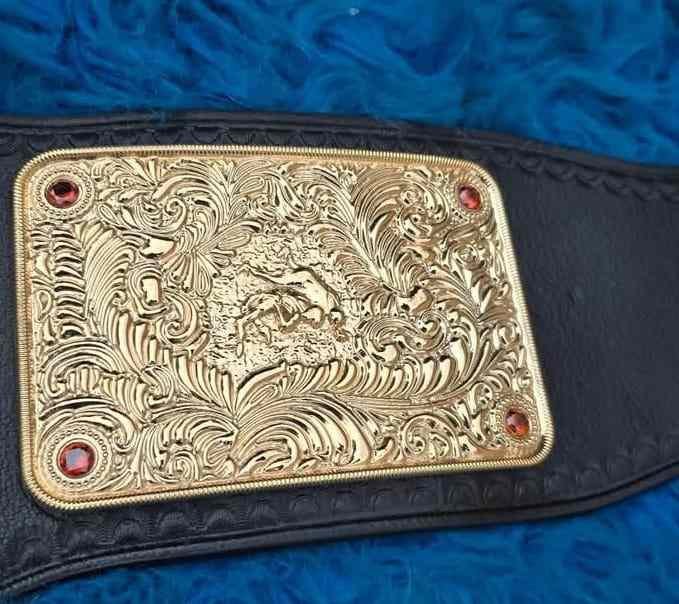3D Big Gold Heavyweight Championship Replica Belt – Fully Customizable Handcrafted Wrestling Belt (Undertaker / Personalized Edition) - Image 2