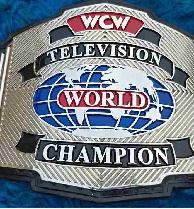 WCW World Television Championship Replica Belt (4mm SD) - Image 5