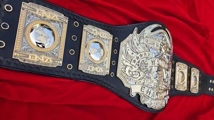 TNA World Heavyweight Championship 4mm CNC Replica Belt - Image 3