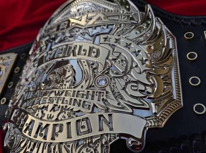 TNA World Heavyweight Championship 4mm CNC Replica Belt - Image 5