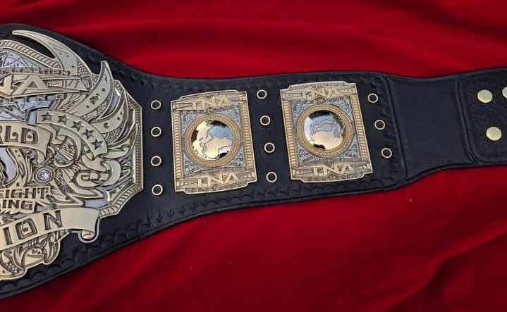 TNA World Heavyweight Championship 4mm CNC Replica Belt - Image 4