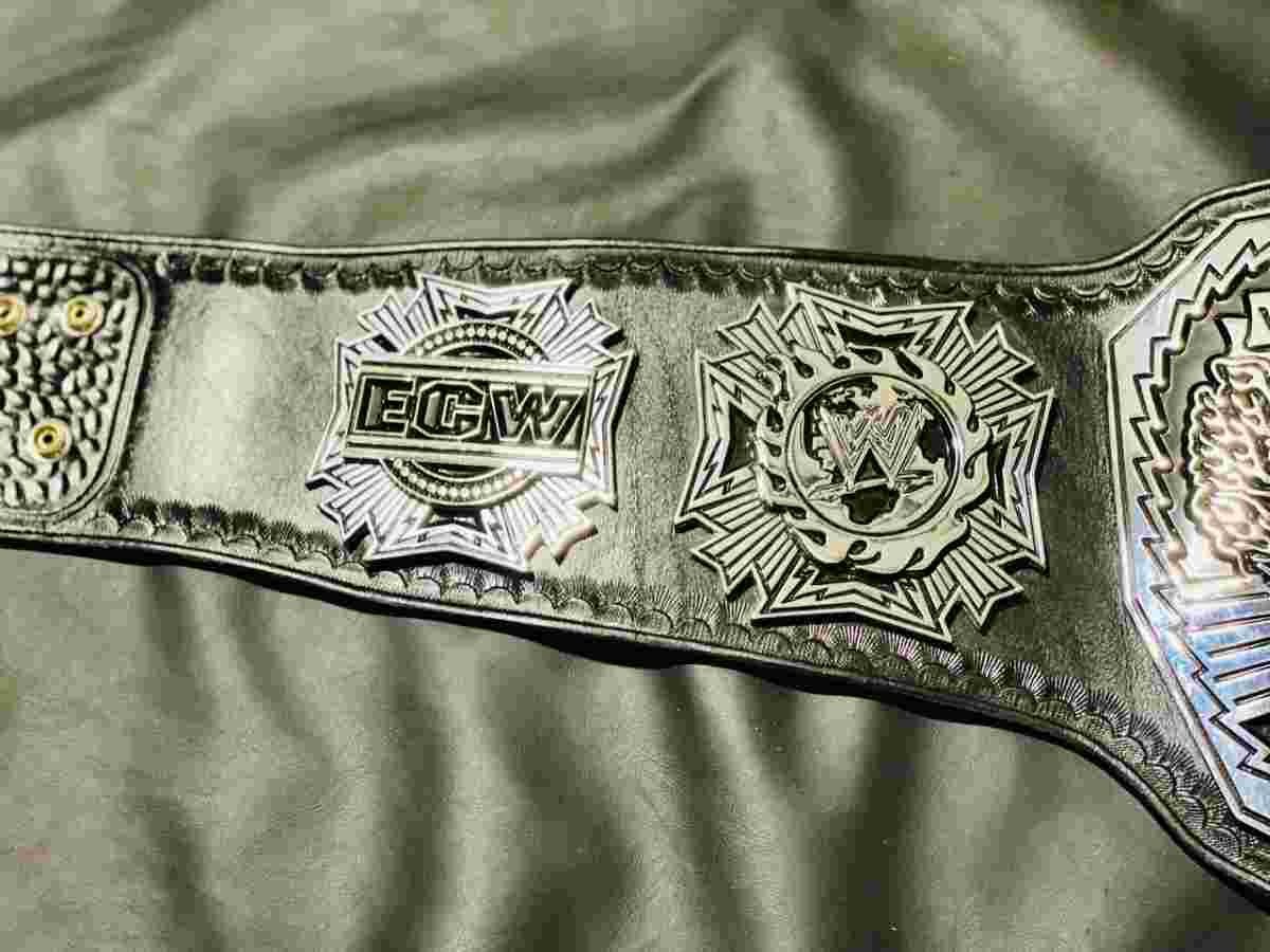 ECW World Wrestling Entertainment (WWE) 4mm CNC Replica Championship Belt - Image 4
