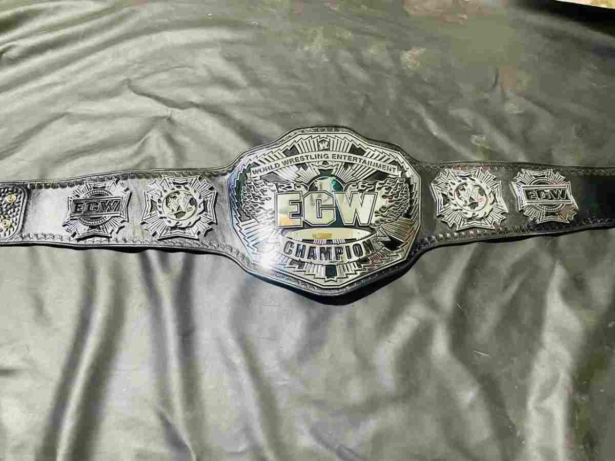 ECW World Wrestling Entertainment (WWE) 4mm CNC Replica Championship Belt - Image 5