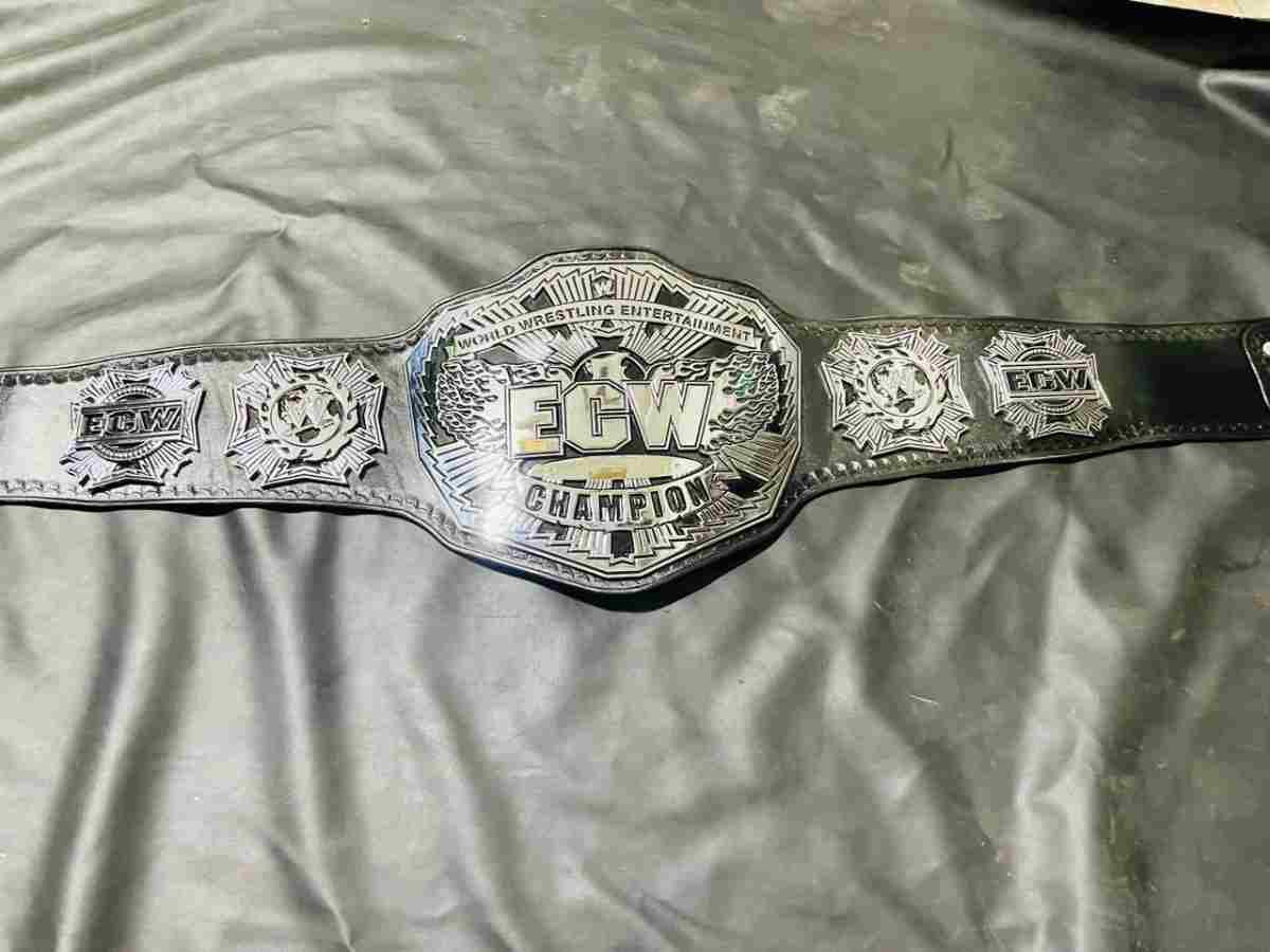 ECW World Wrestling Entertainment (WWE) 4mm CNC Replica Championship Belt - Image 3