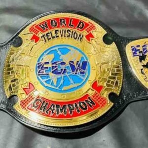ECW World Television Championship Replica Belt (4mm CNC Engraved)