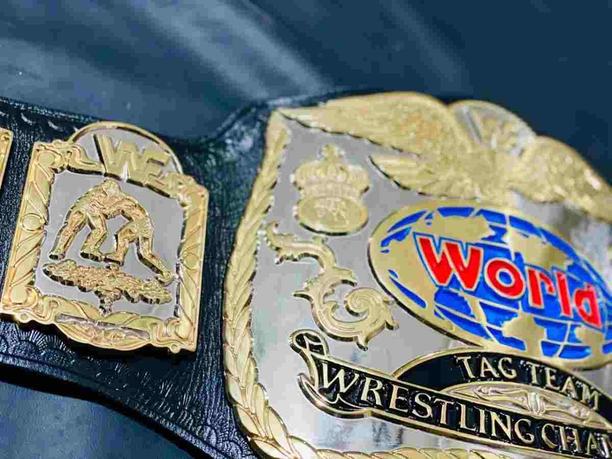 WWF World Tag Team 4mm CNC Dual Plate Version Replica Belt - Image 10