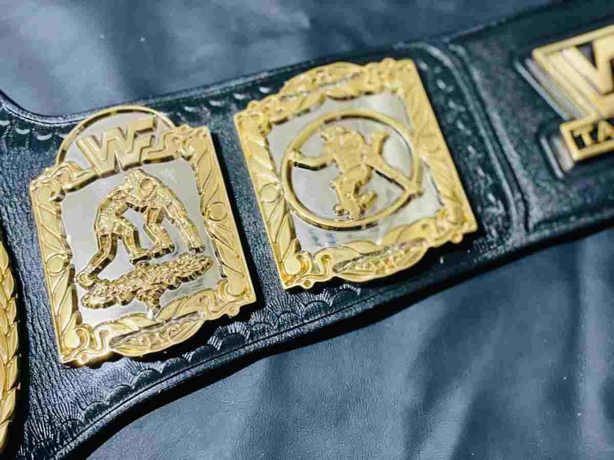 WWF World Tag Team 4mm CNC Dual Plate Version Replica Belt - Image 4