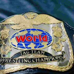 WWF World Tag Team 4mm CNC Dual Plate Version Replica Belt