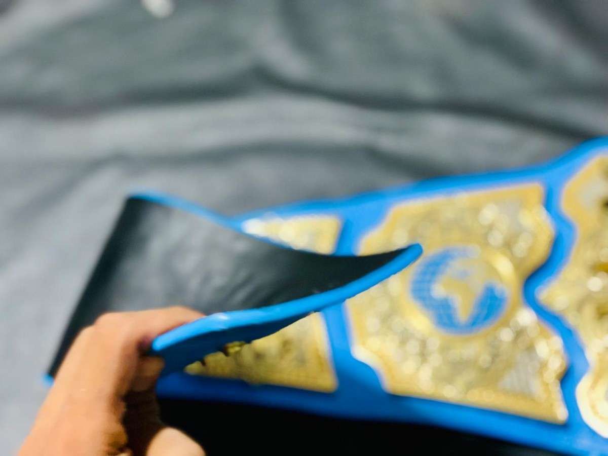 TNA International Championship 4mm CNC Replica Belt - Image 8
