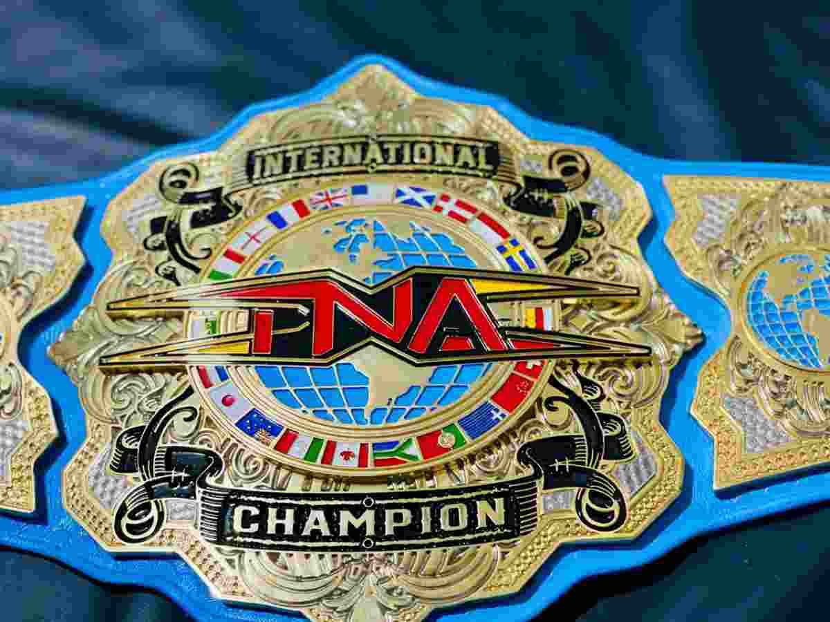 TNA International Championship 4mm CNC Replica Belt - Image 10