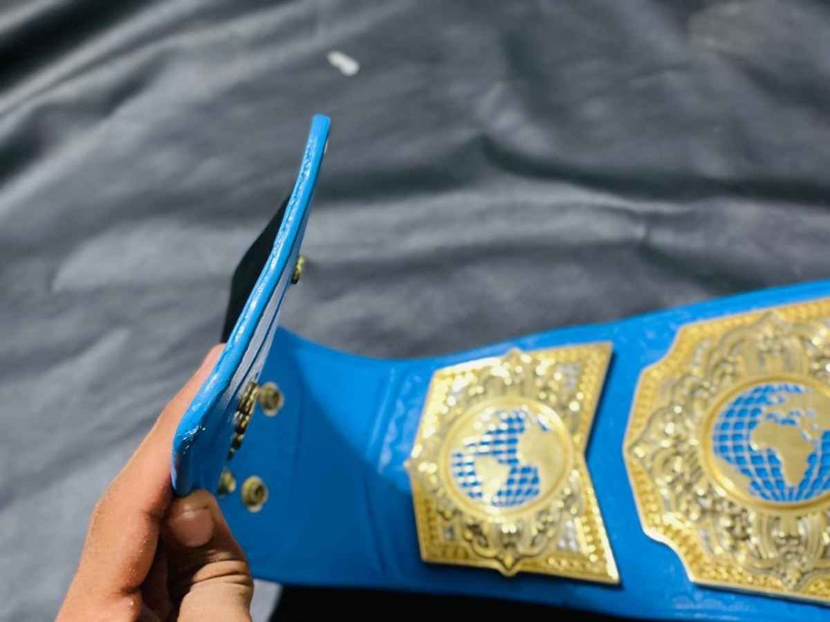 TNA International Championship 4mm CNC Replica Belt - Image 5