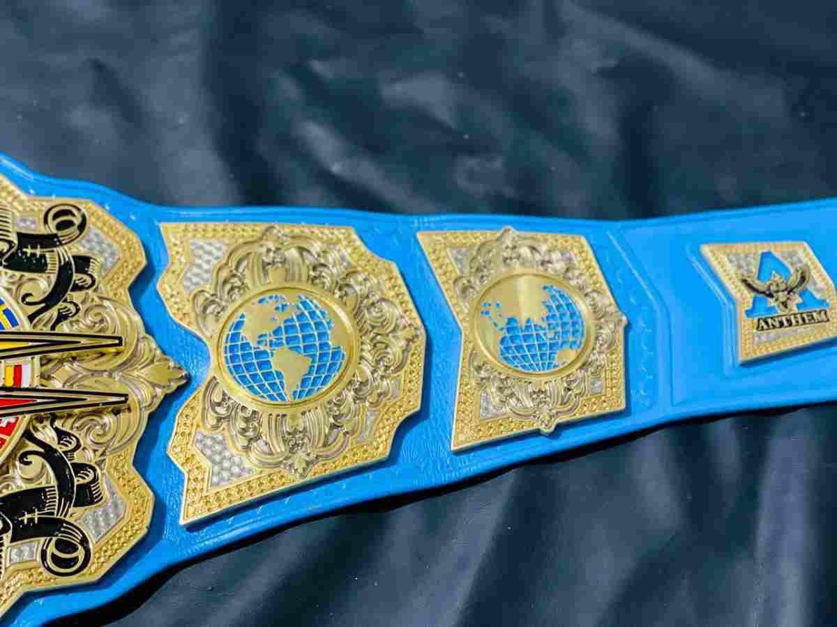TNA International Championship 4mm CNC Replica Belt - Image 9