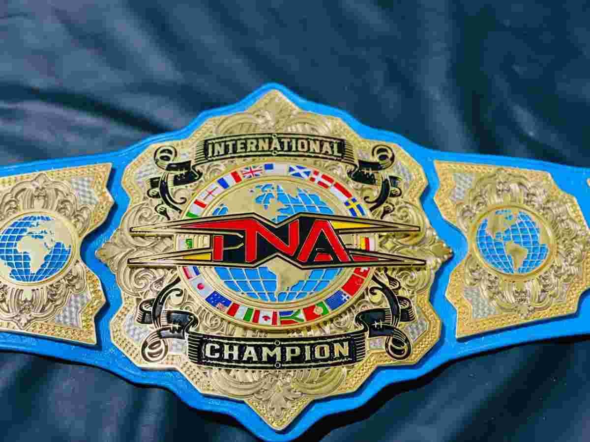 TNA International Championship 4mm CNC Replica Belt - Image 7