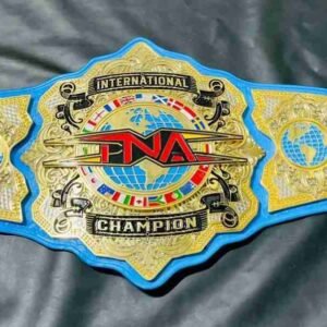 TNA International Championship 4mm CNC Replica Belt