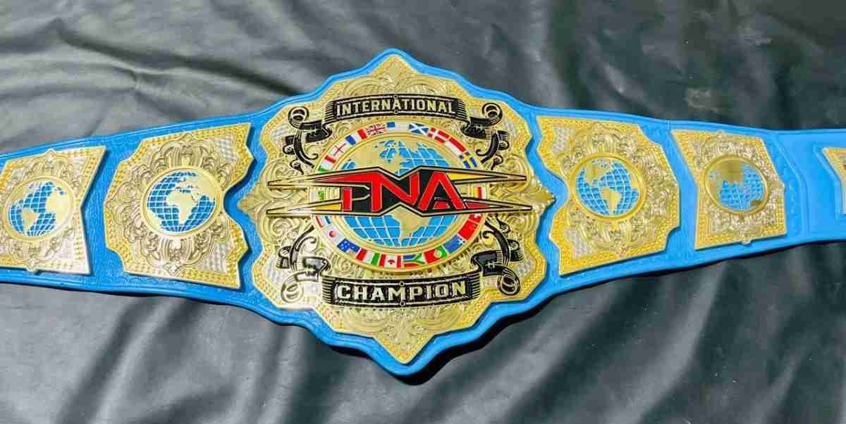 TNA International Championship 4mm CNC Replica Belt