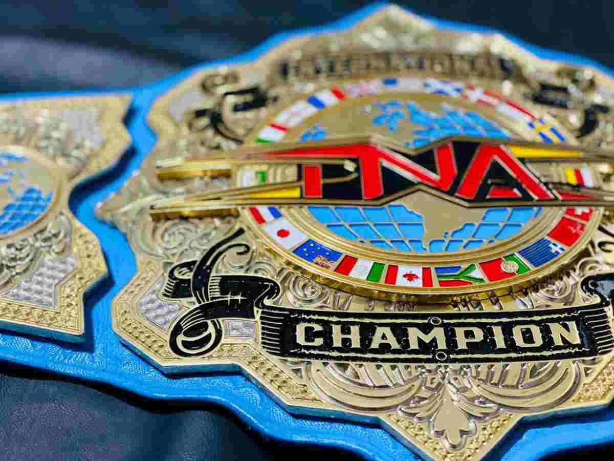 TNA International Championship 4mm CNC Replica Belt - Image 4