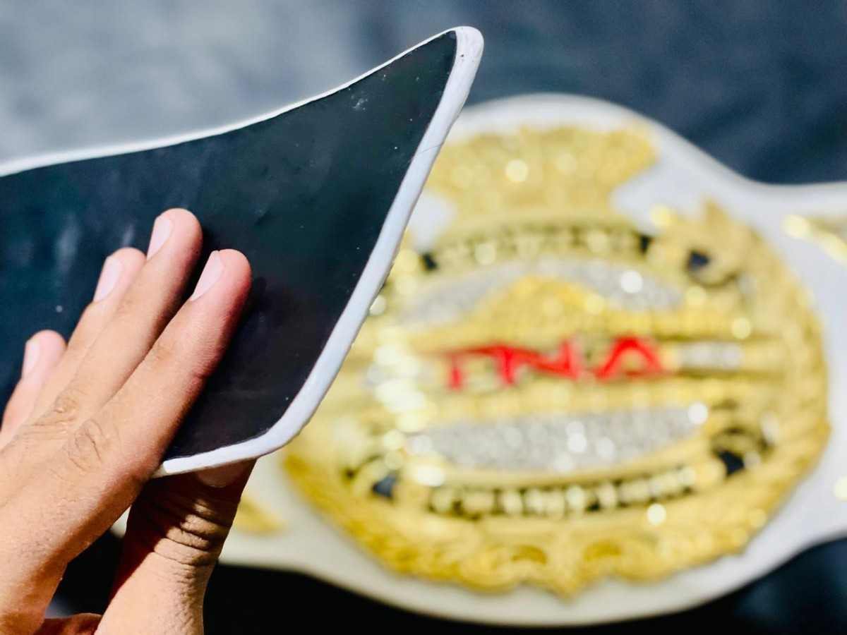TNA Knockouts World Championship (4mm CNC Replica Belt) - Image 5