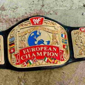 WWF European Championship Replica Belt (2mm Brass)