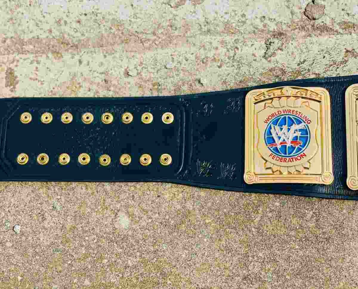 WWF European Championship Replica Belt (2mm Brass) - Image 5
