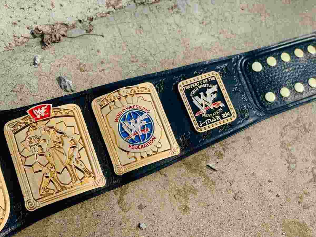WWF European Championship Replica Belt (2mm Brass) - Image 6