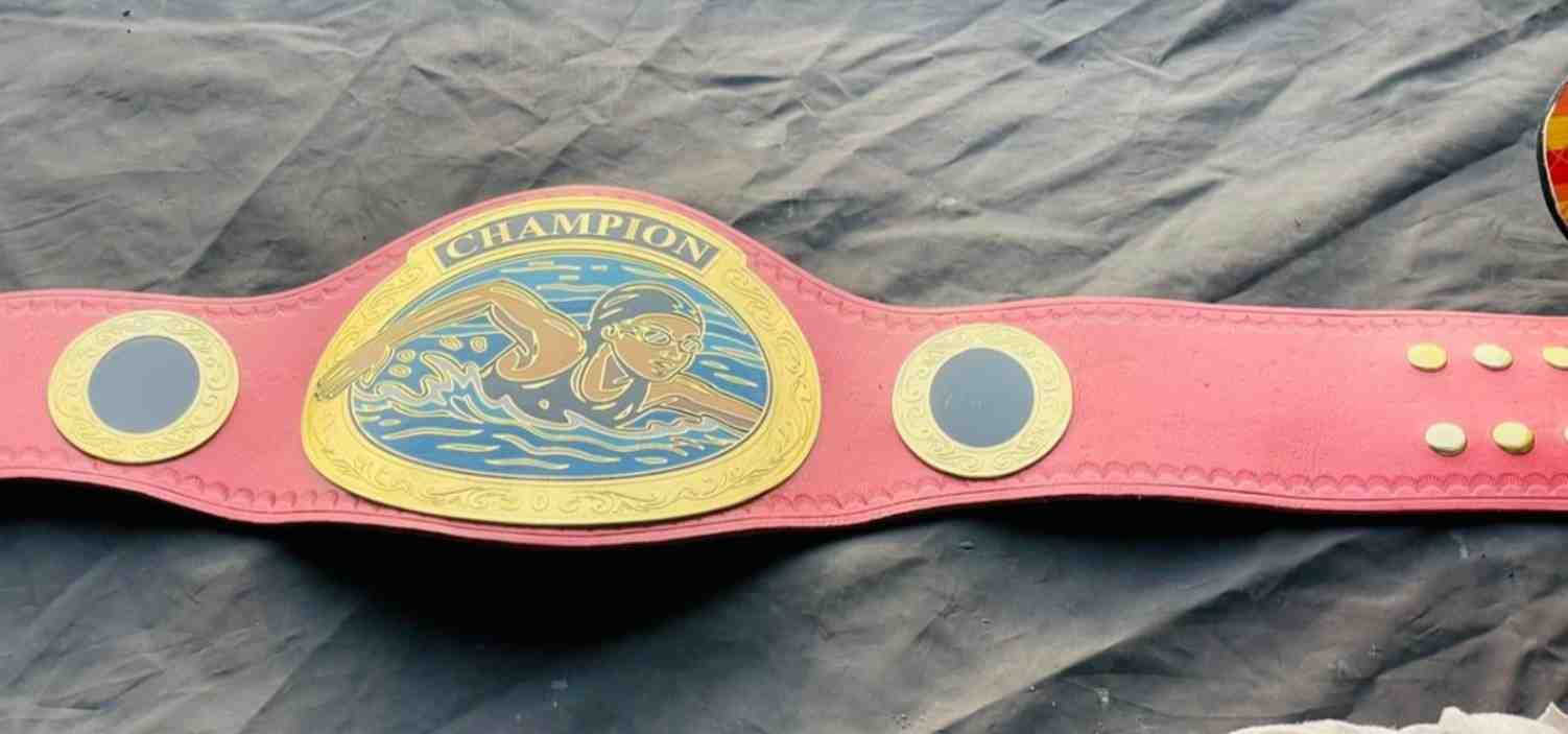 Custom Swimming Champion Championship Belt for (kids) - Image 5