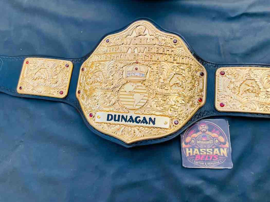 Custom WCW Big Gold Championship Replica Belt - Image 11