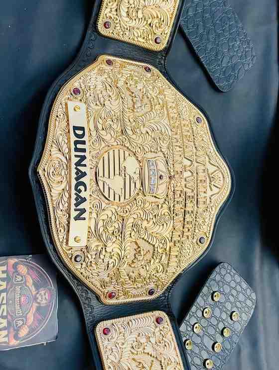 Custom WCW Big Gold Championship Replica Belt - Image 4