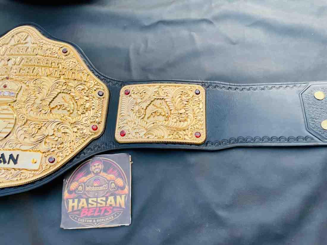 Custom WCW Big Gold Championship Replica Belt - Image 8