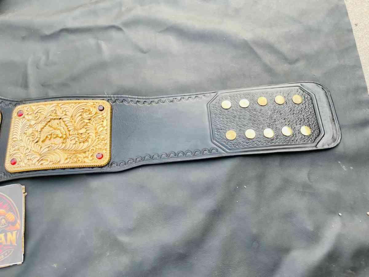 Custom WCW Big Gold Championship Replica Belt - Image 7