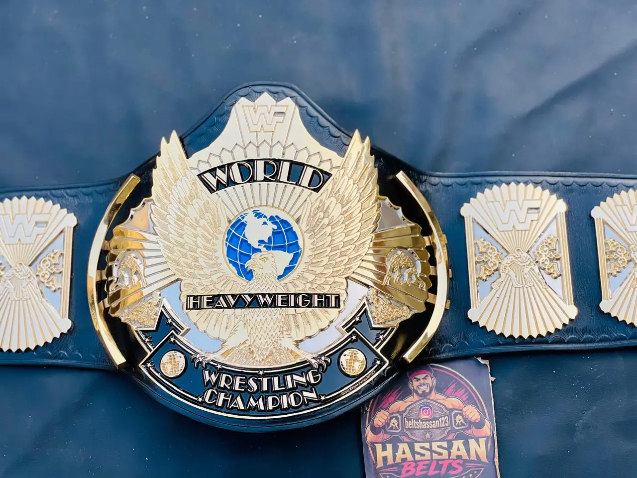 Wing Eagle Dual Plate 4mm CNC Championship Belt - Image 9